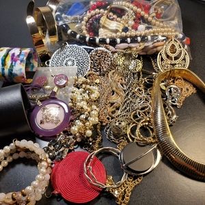 Junk Drawer Craft Jewelry Lot